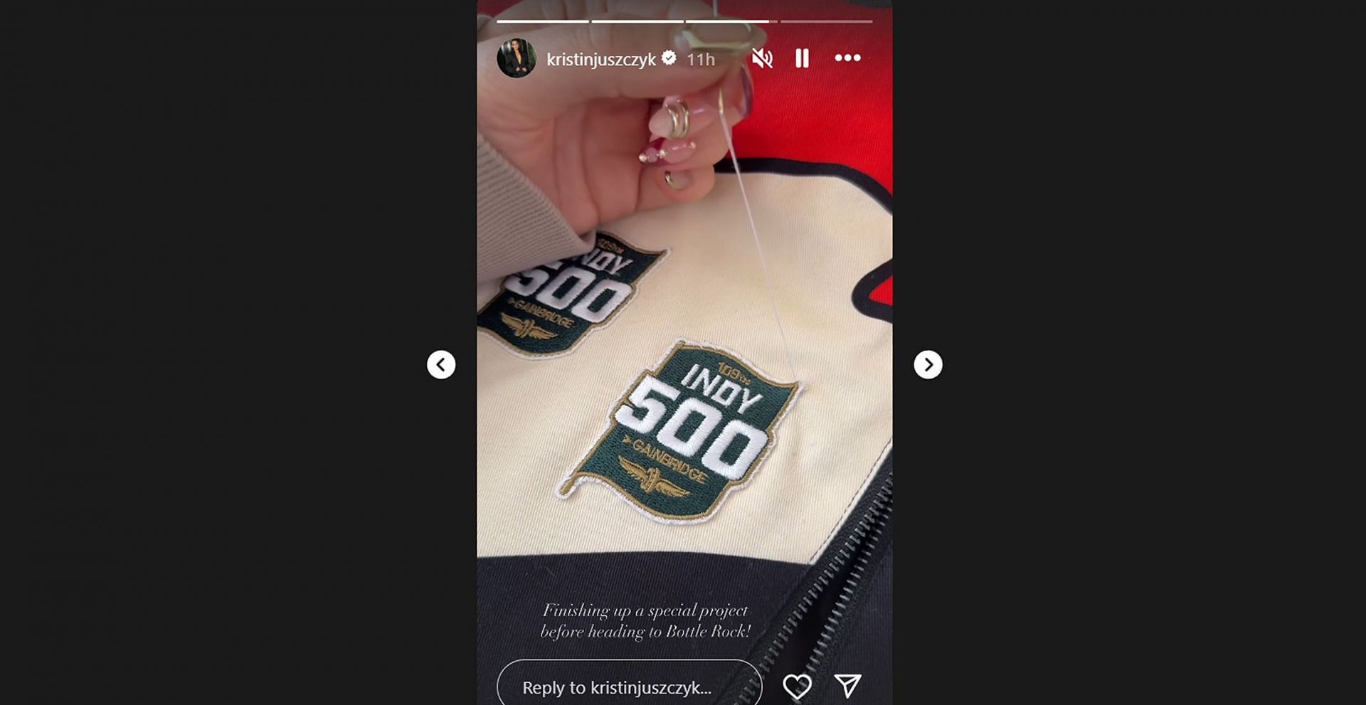 Kyle Juszczyk's wife Kristin shares rare sneak peek into 'special project' /@kristinjuszczyk